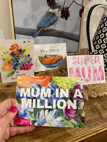 'Mum in a Million' greeting card